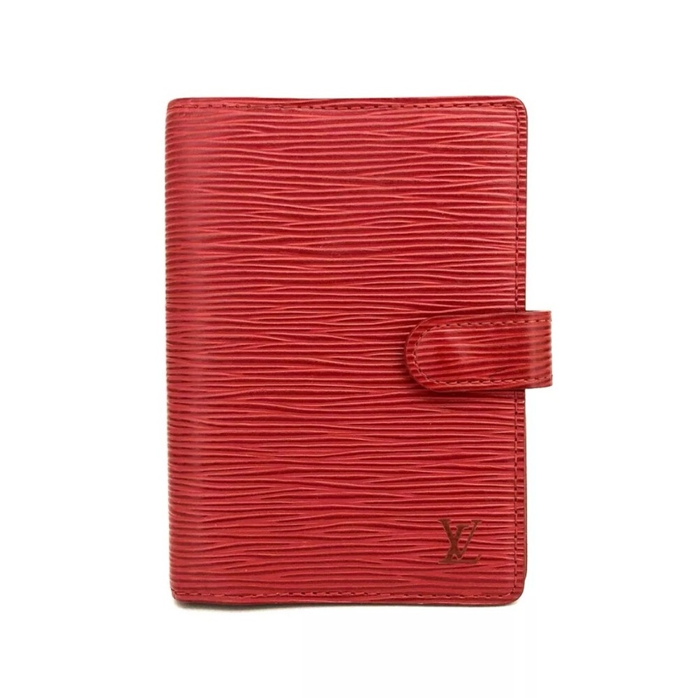 Louis Vuitton‎ Epi Agenda PM Red Leather Gold Hardware Notebook